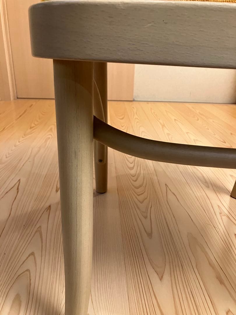 秋田木工　ダイニングチェア　張替え済　北欧　国産ビンテージ　ブランド家具