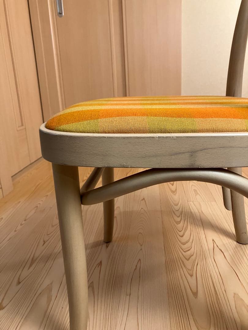 秋田木工　ダイニングチェア　張替え済　北欧　国産ビンテージ　ブランド家具