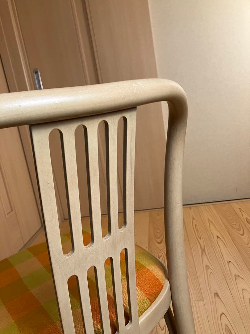 秋田木工　ダイニングチェア　張替え済　北欧　国産ビンテージ　ブランド家具