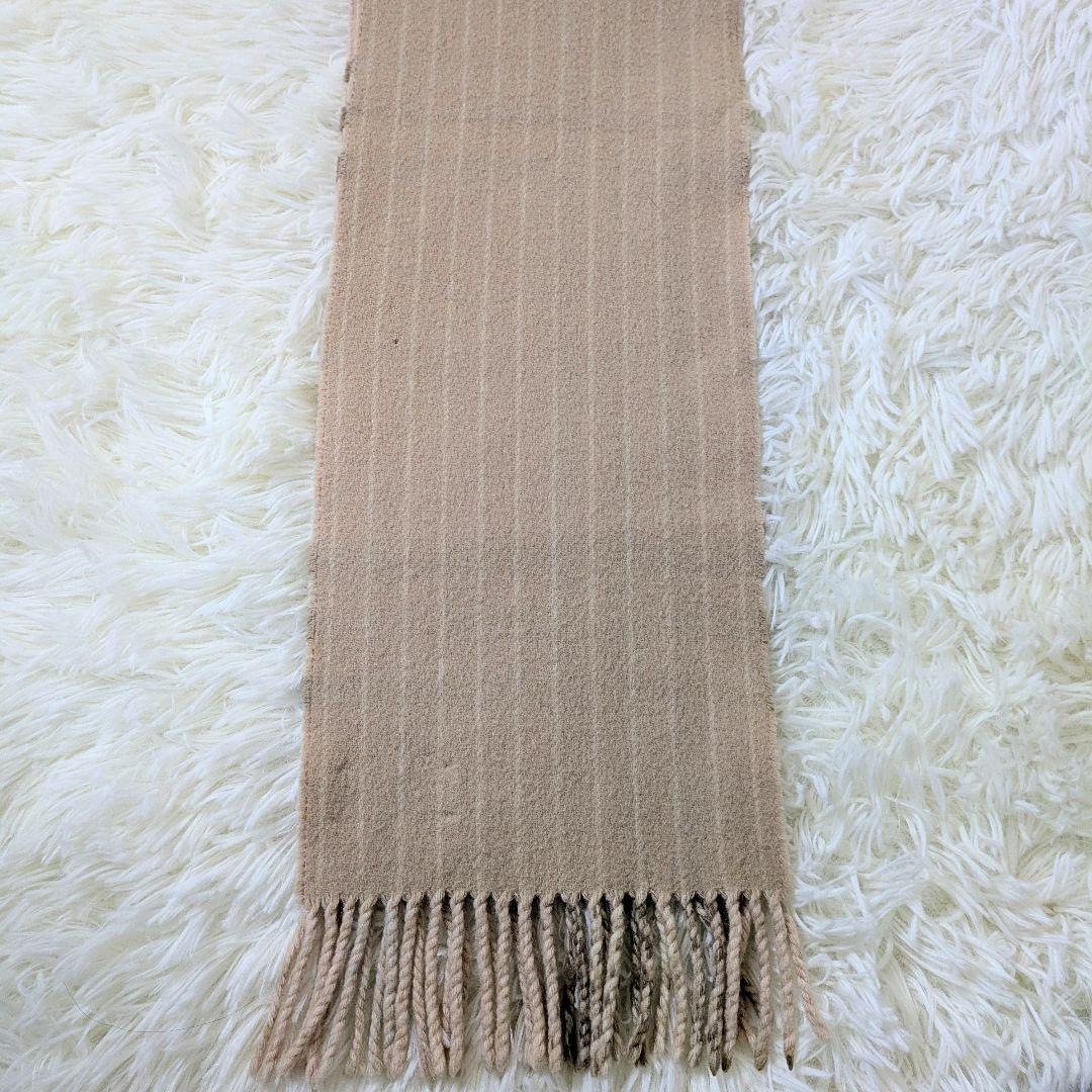 希少　BURBERRY　バイカラー ベビーピンクマフラー ショール