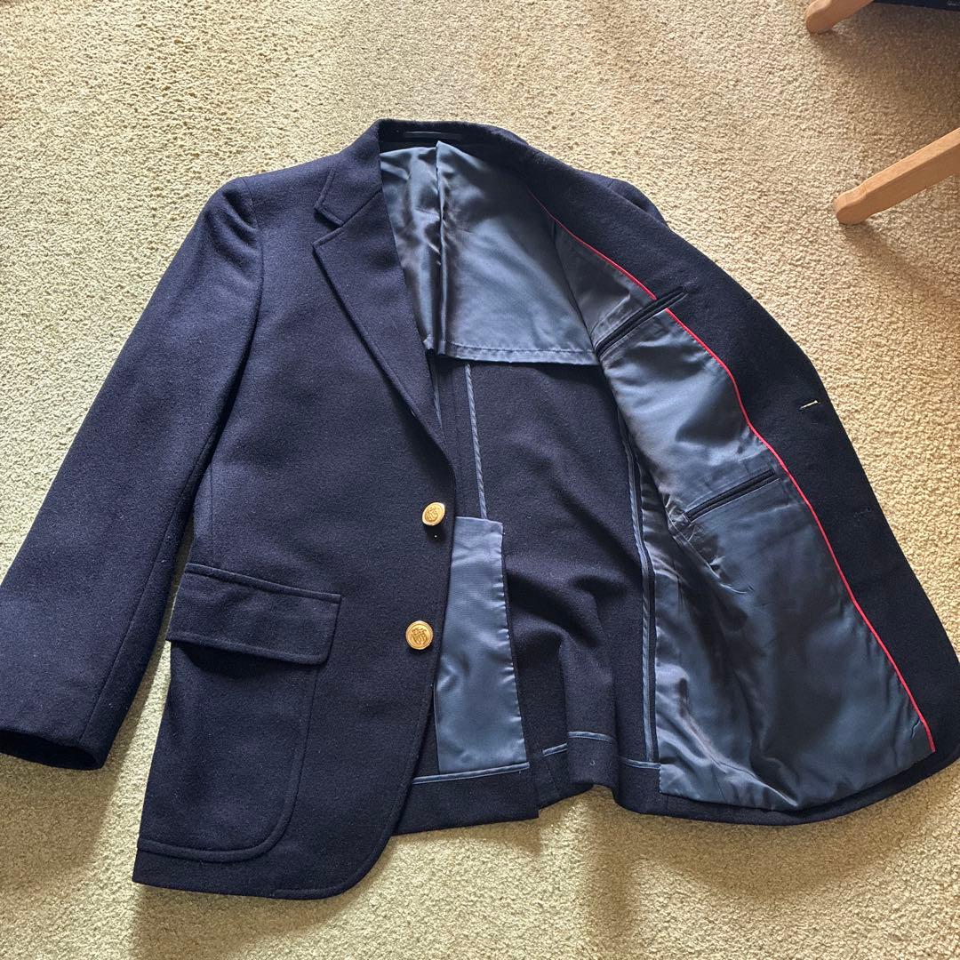 J.PRESS ネイビー ブレザー フランネル　サイズS-M程度　秋冬