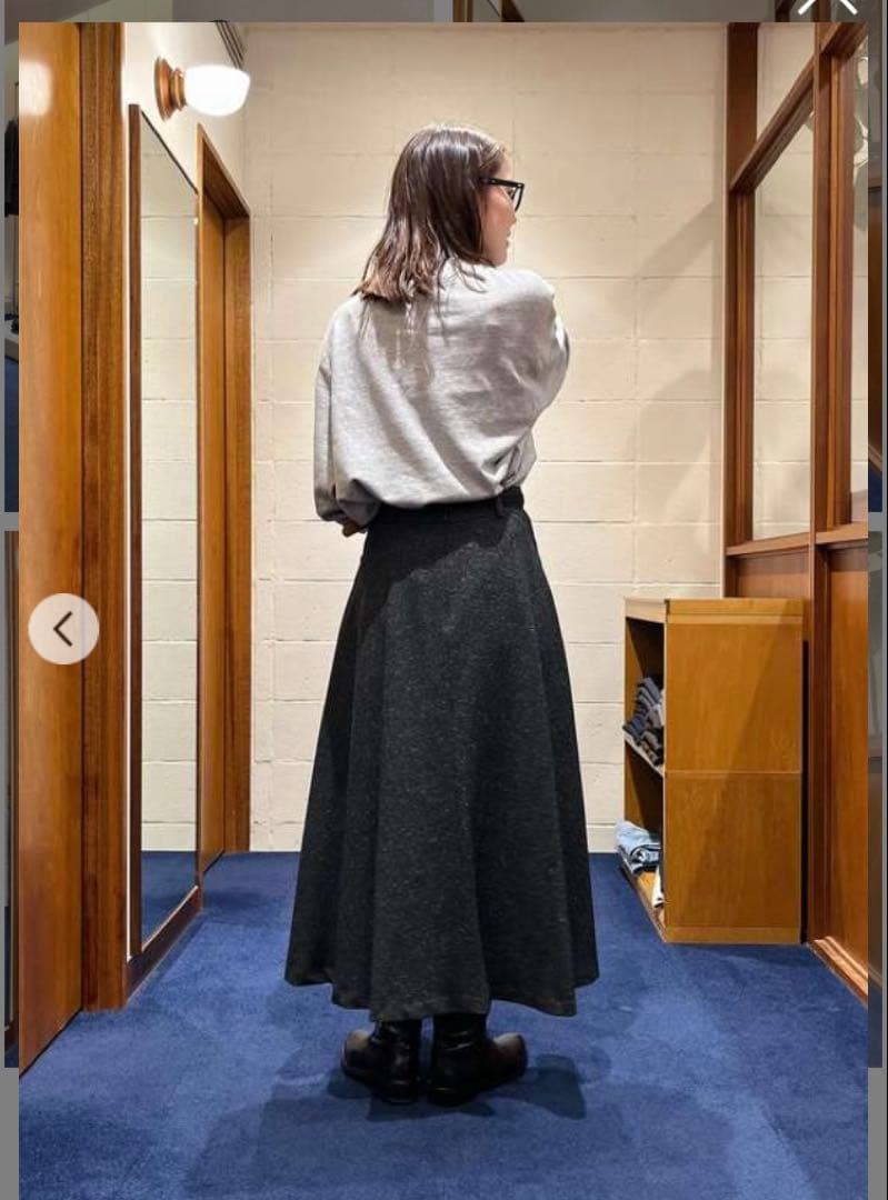 W GAZETTE PULLOVER グレー