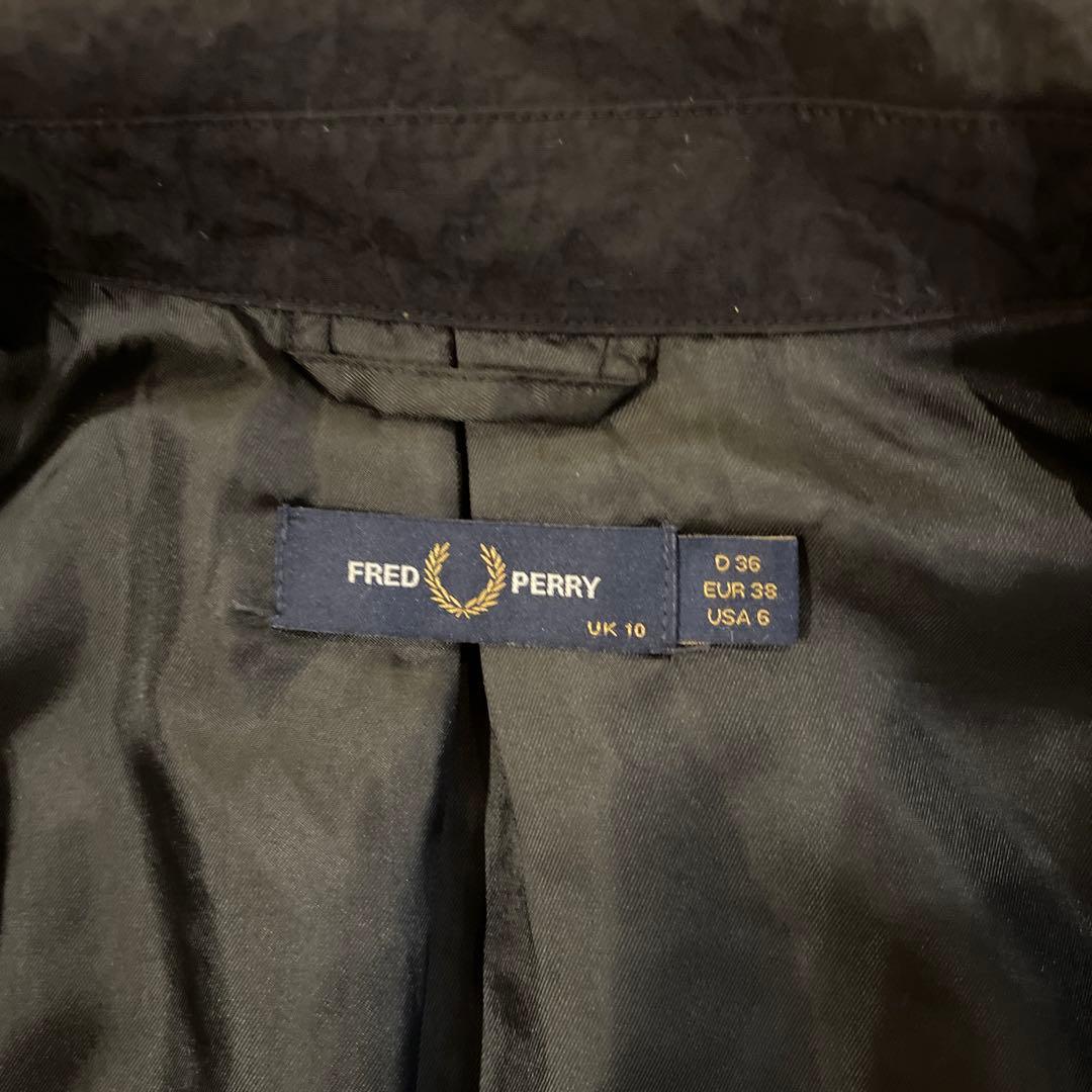 FRED PERRY ブラック ジャンパー UK 10