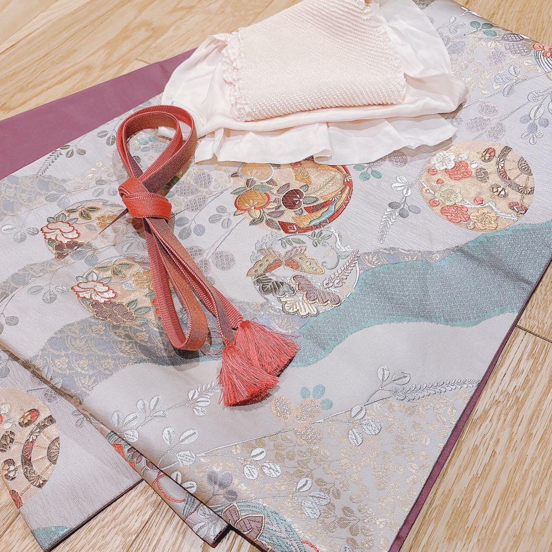 美品　正絹　訪問着　フルセット　一つ紋　裄65 蘇州　卒業式　入学式　結婚式　S