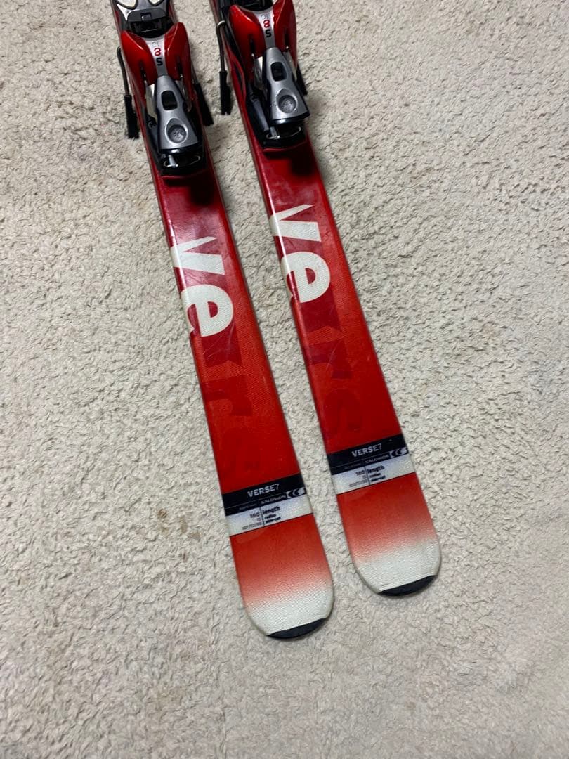 サロモン VERS 160cm スキー板ツインップ中古