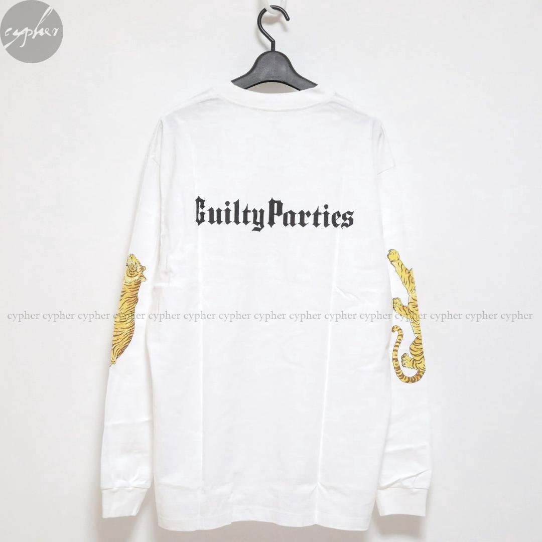 L 新品 25SS ワコマリア TIM LEHI 長袖 Tシャツ ロンT 白 虎