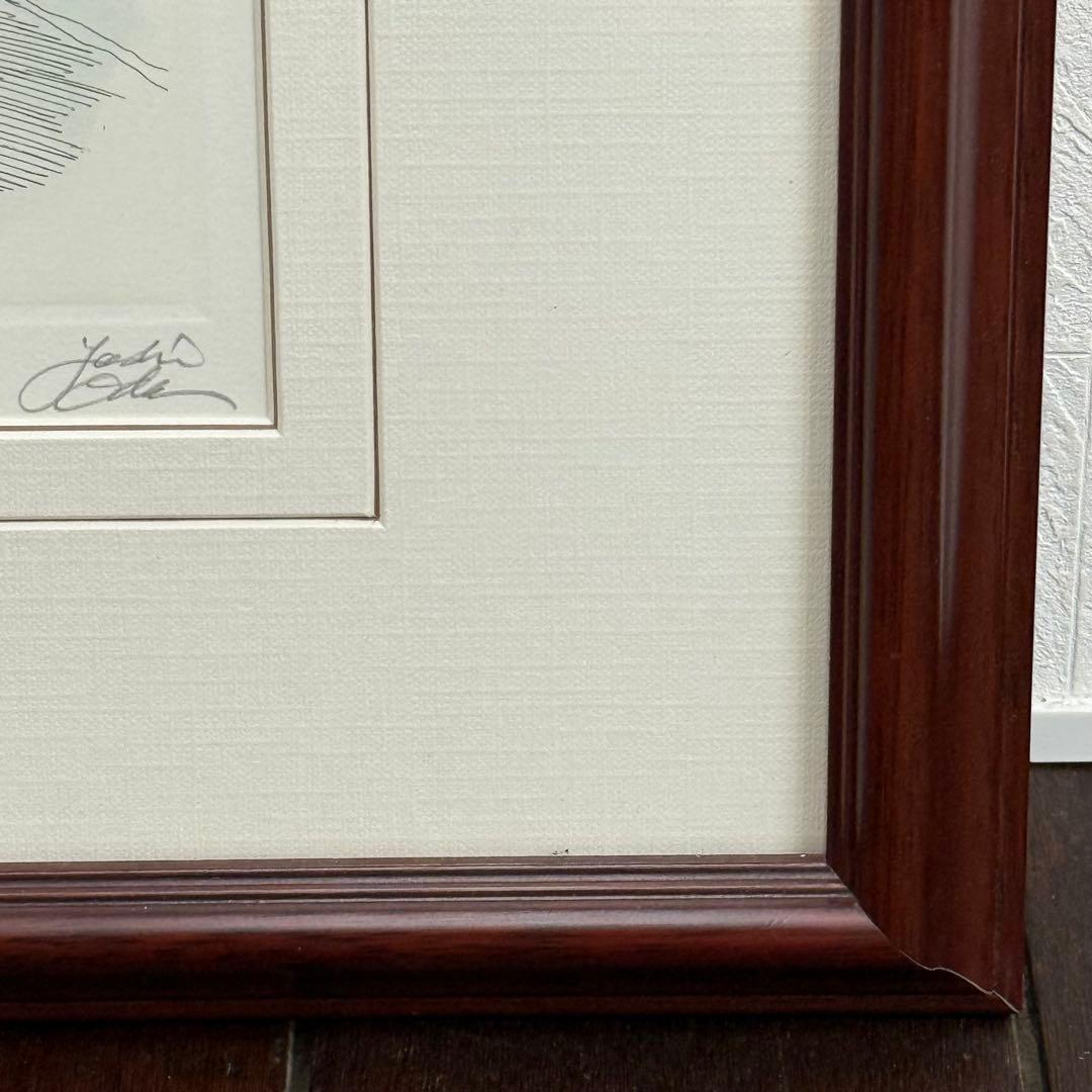 H17KZ7b 織田義郎 リトグラフ 47/100 額装