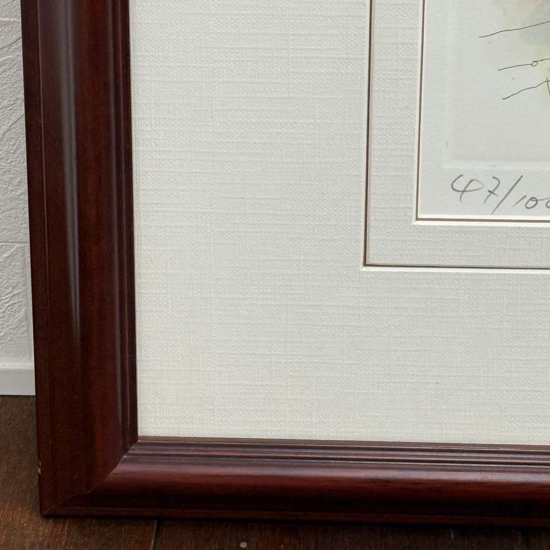 H17KZ7b 織田義郎 リトグラフ 47/100 額装