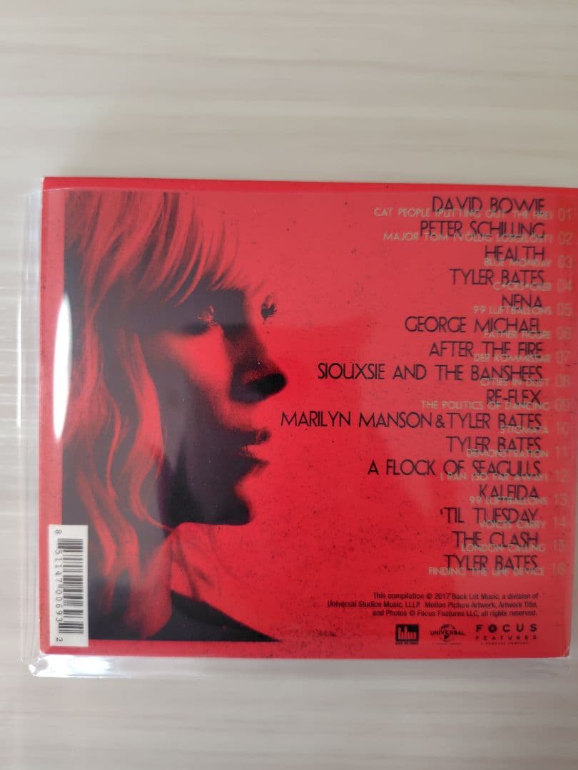 Atomic Blonde サウンドトラック CD