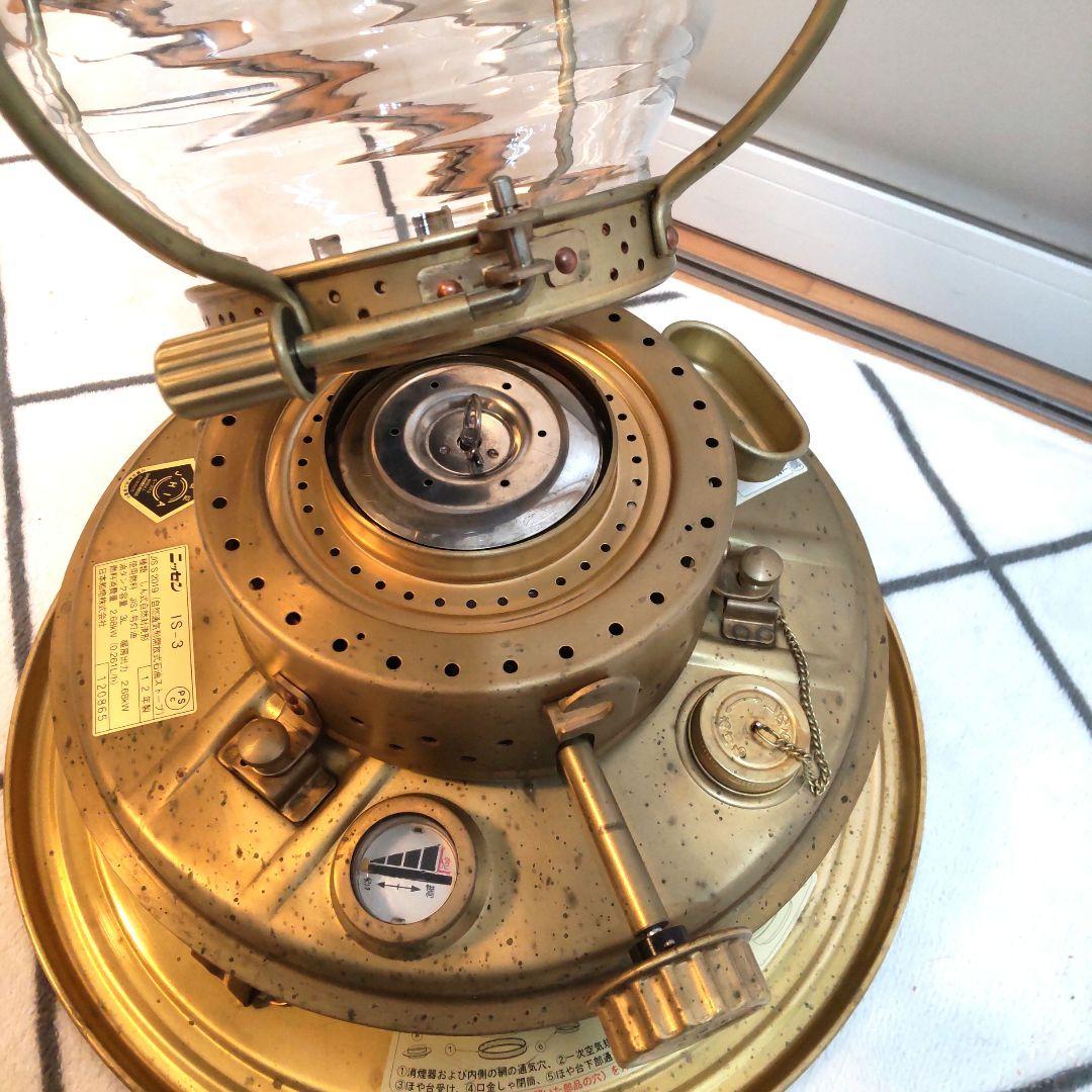 日本船燈 ニッセン石油ストーブ IS-3 2012年製　ストーブバック