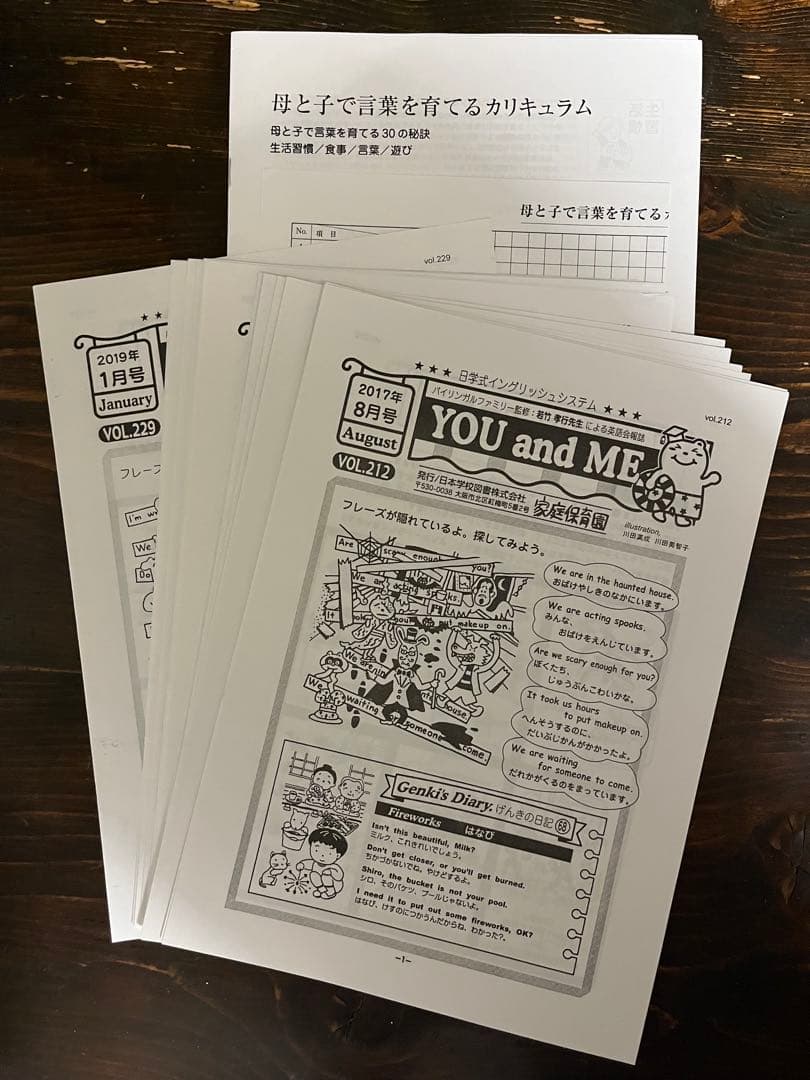 家庭保育園 第5教室 バイリンガルファミリー ＋その他 英語教材23種セット