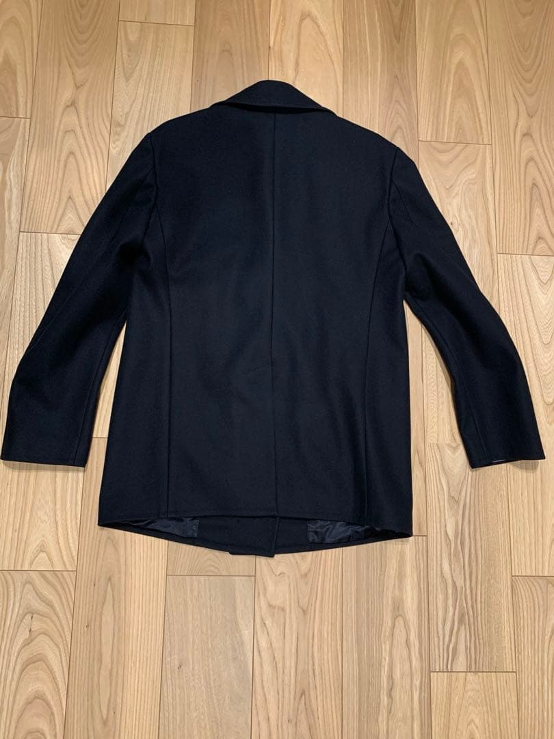 ダンヒル　dunhill ピーコート　ネイビー　イタリア製　サイズ48 カシミヤ
