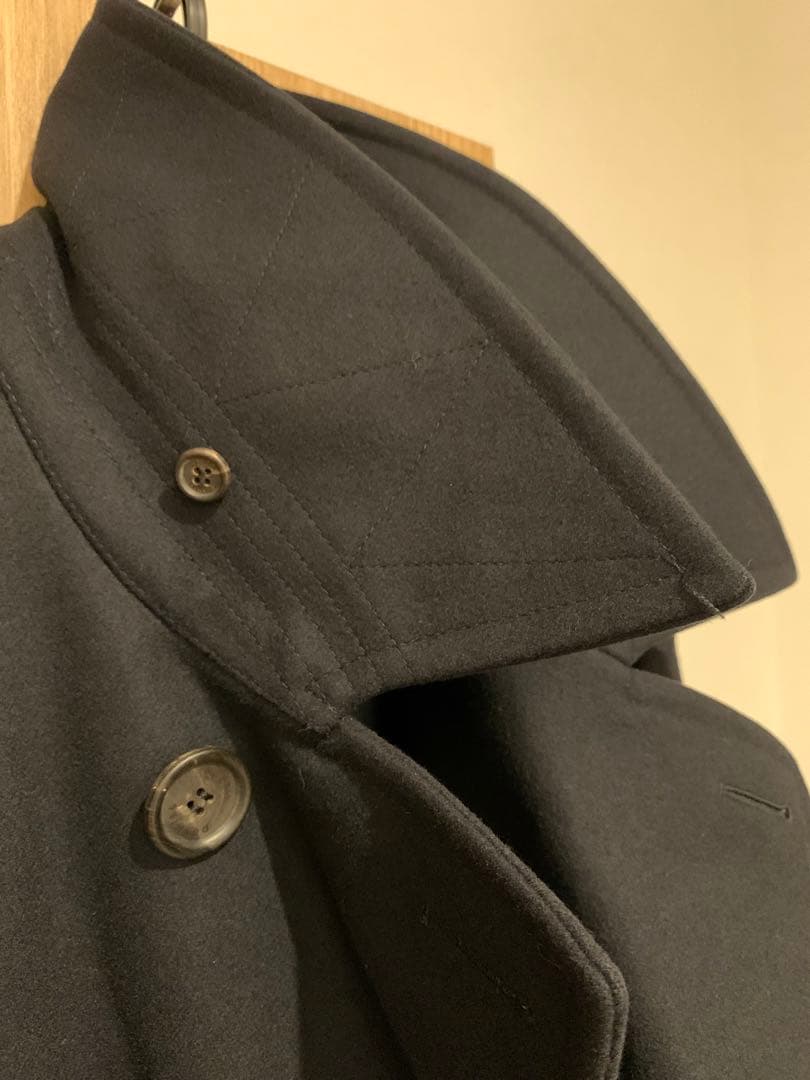 ダンヒル　dunhill ピーコート　ネイビー　イタリア製　サイズ48 カシミヤ