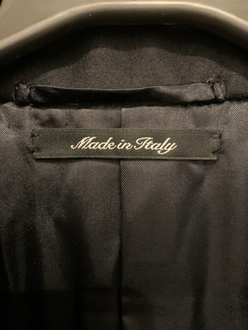 ダンヒル　dunhill ピーコート　ネイビー　イタリア製　サイズ48 カシミヤ