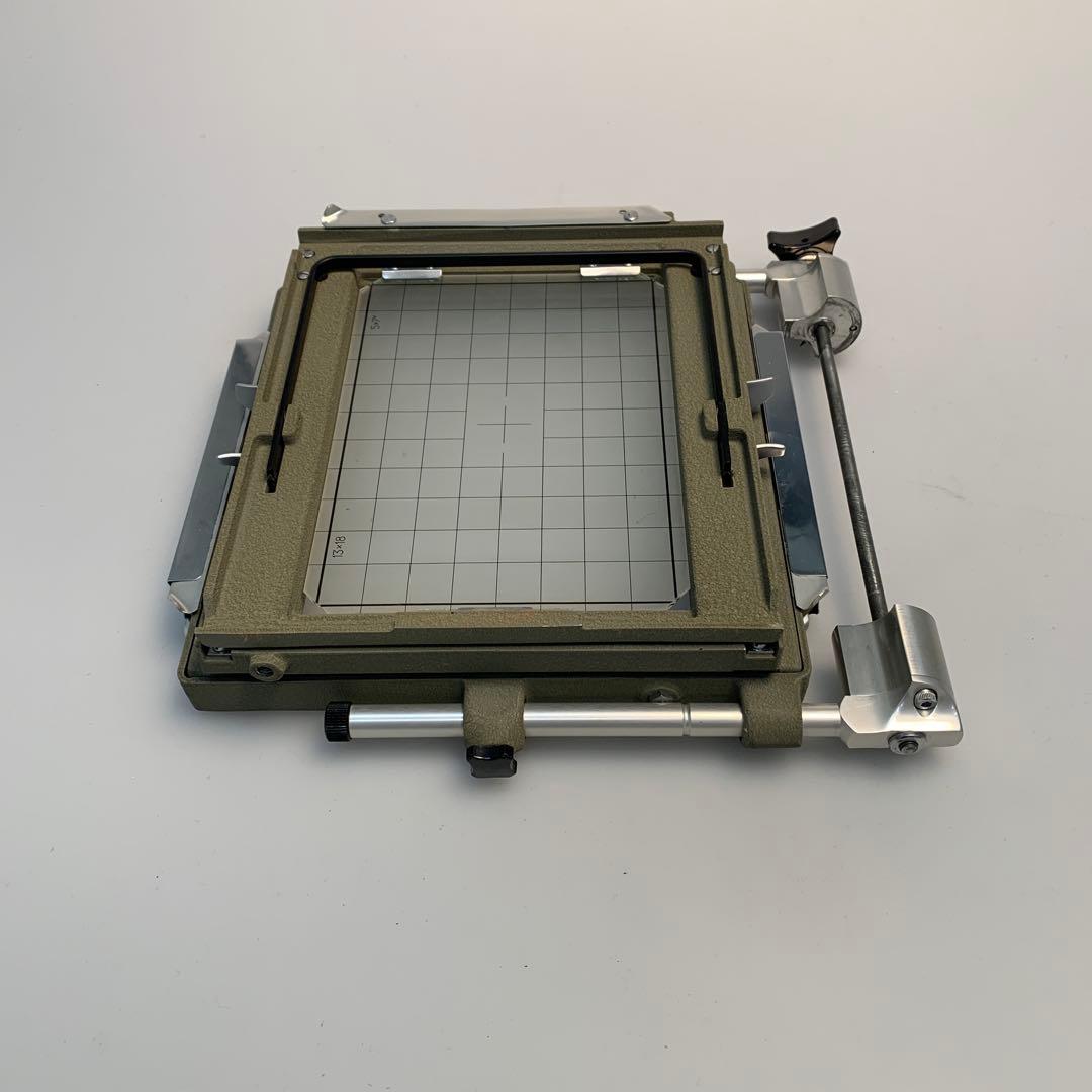 Sinar 5×7スクリーンバック ピントグラス枠 Cタイプ 広角蛇腹つき