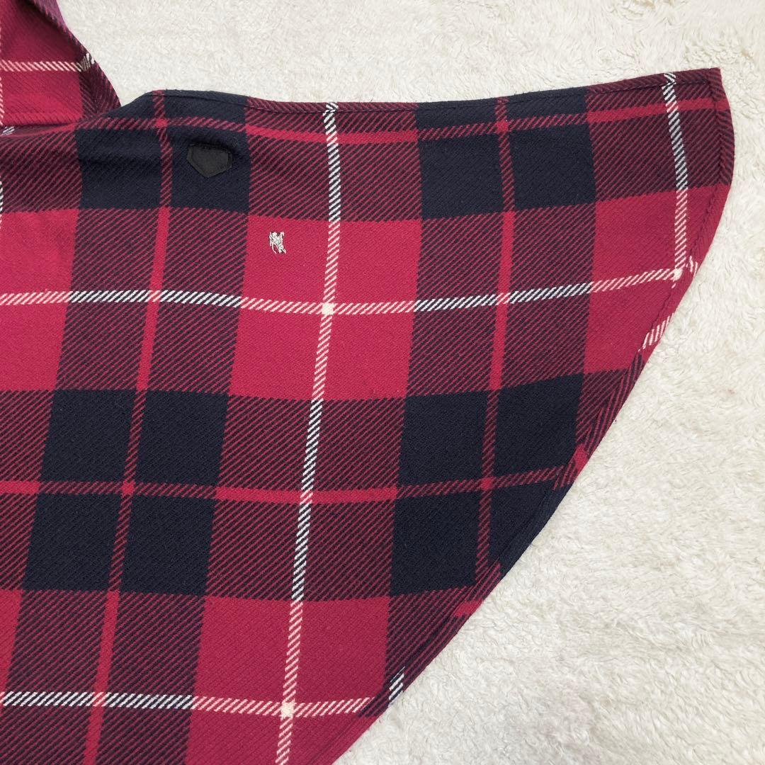 美品✨BURBERRY BLUE LABEL　フード付きポンチョ　ホースロゴ