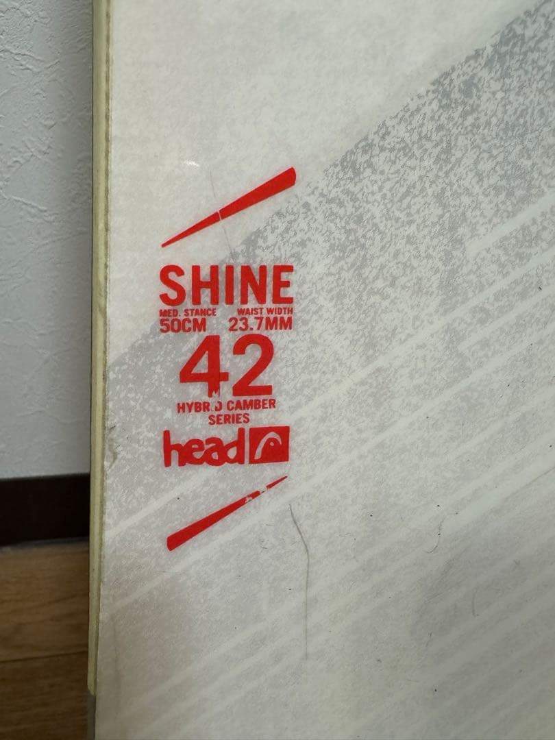 HEAD SHINE 142 スノーボード　デッキパッドつき