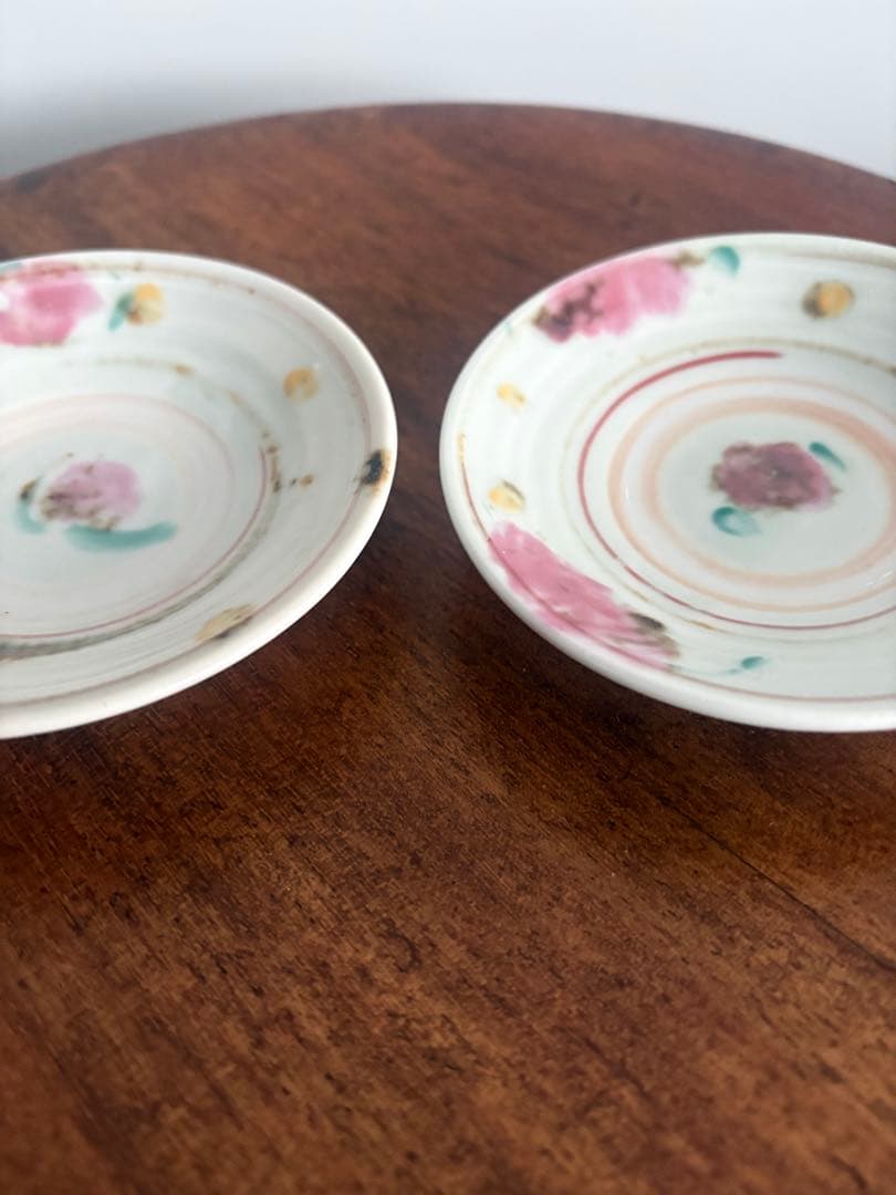 伊藤聡信さん　小皿　花柄2枚セット　即日発送