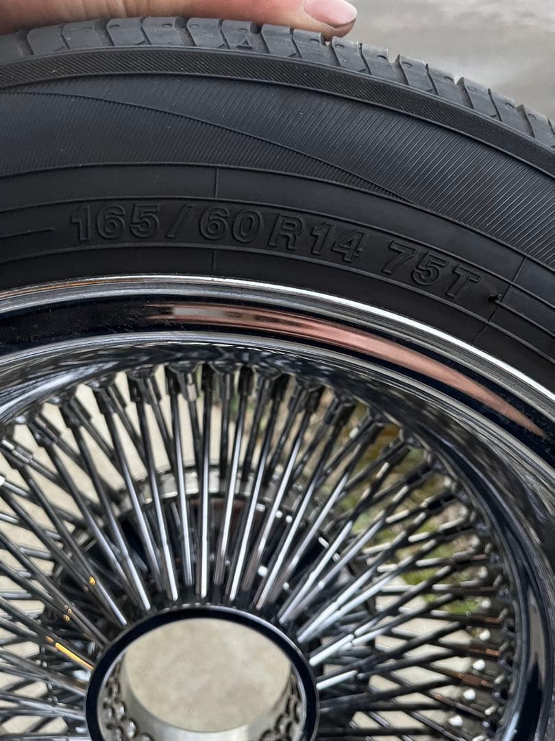 はやぴ　 14インチ　ワイヤーホイール　LAワイヤー　タワーも付きます