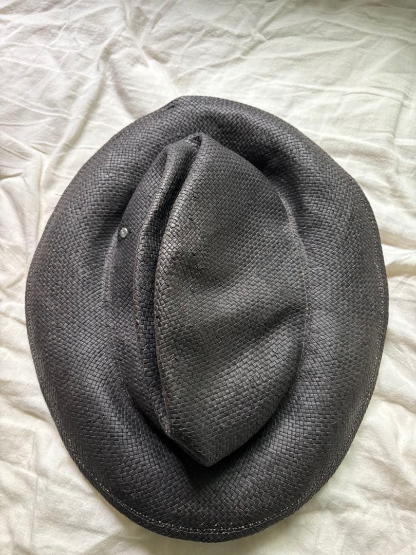 ア*ビ様 年始セール！【超希少】BLESS 黒 変形編み込み麦わらハット