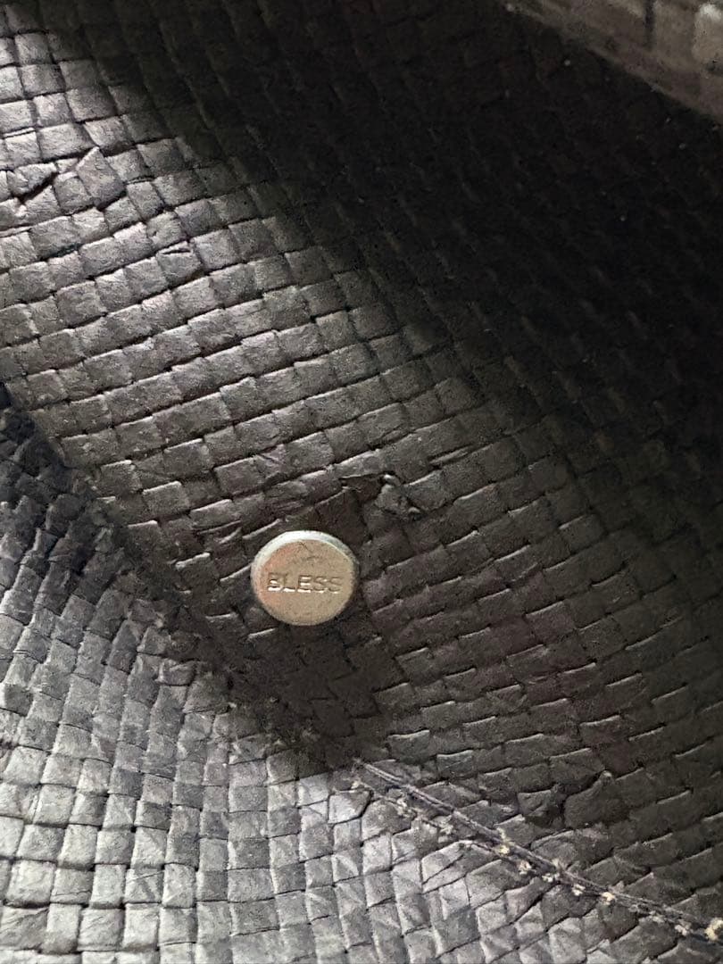 ア*ビ様 年始セール！【超希少】BLESS 黒 変形編み込み麦わらハット