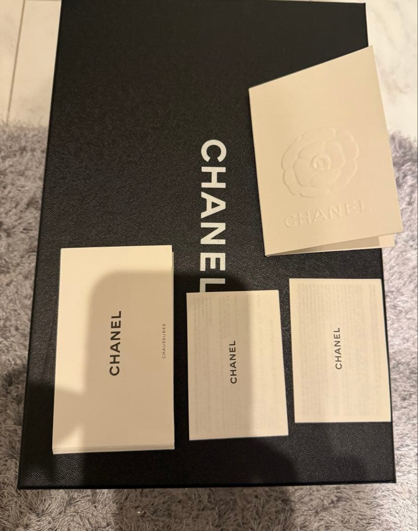 専用です　シャネル　メリージェーン　黒パテント　38 ターンロック