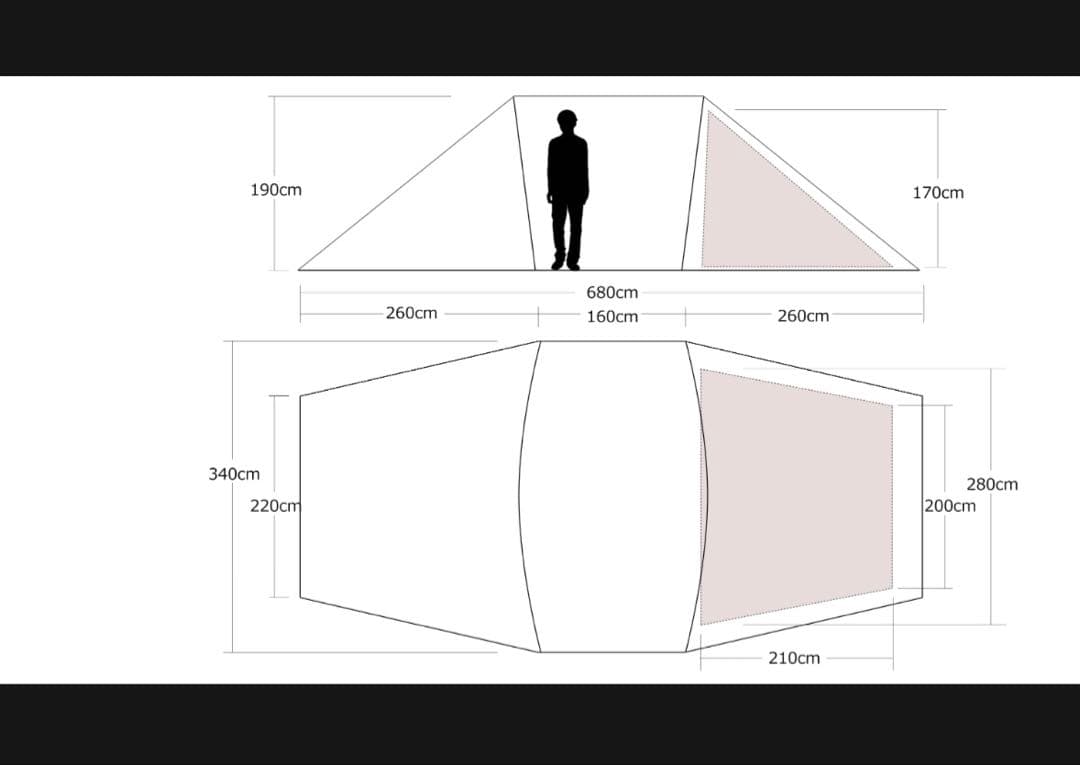 【最終値下げ】エアーテント M.W.M READY Tent -Airvan-
