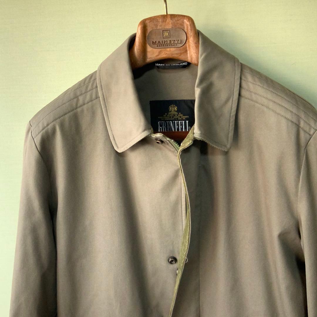 GRENFELL グレンフェル ハンティングジャケット 38 英国製 カーキ