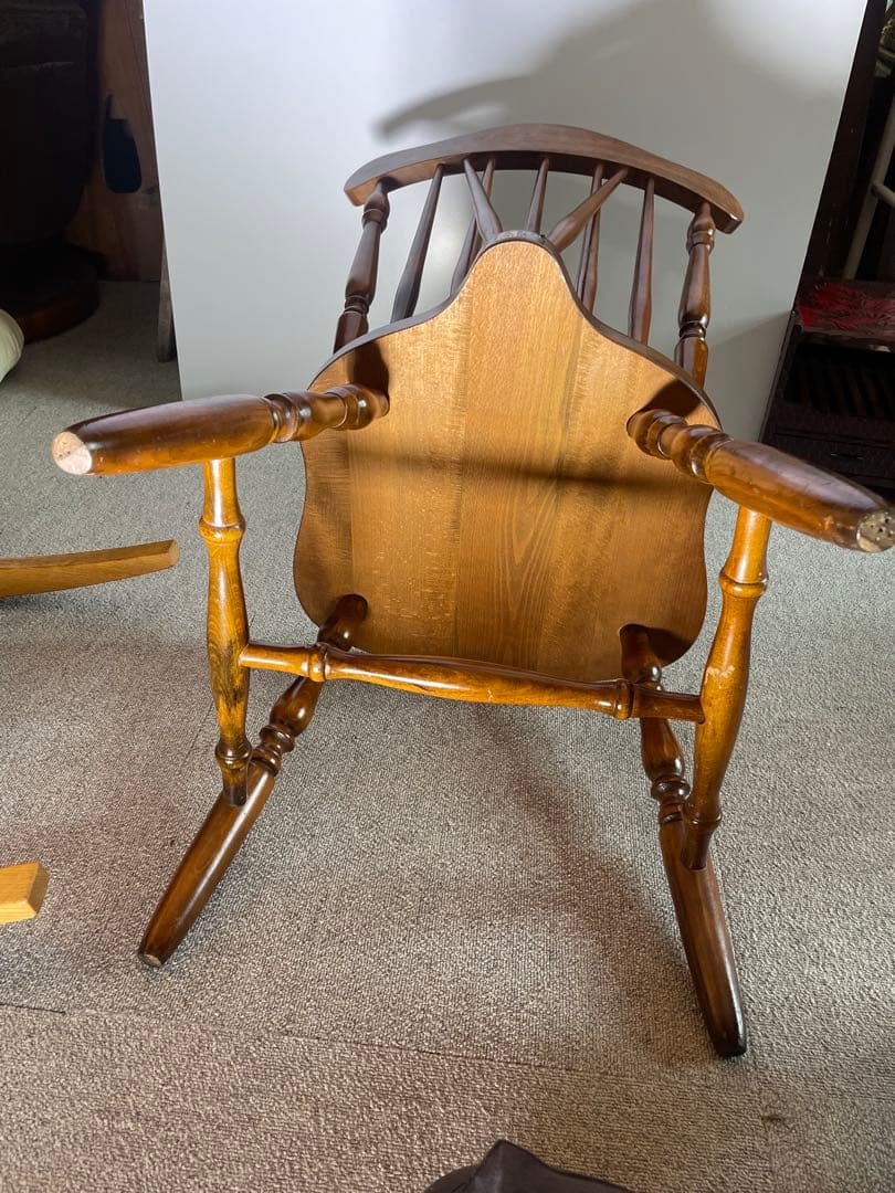 昭和レトロ 飛騨の家具　ヒダダイネット ウインザーチェア 木製椅子 ビンテージ