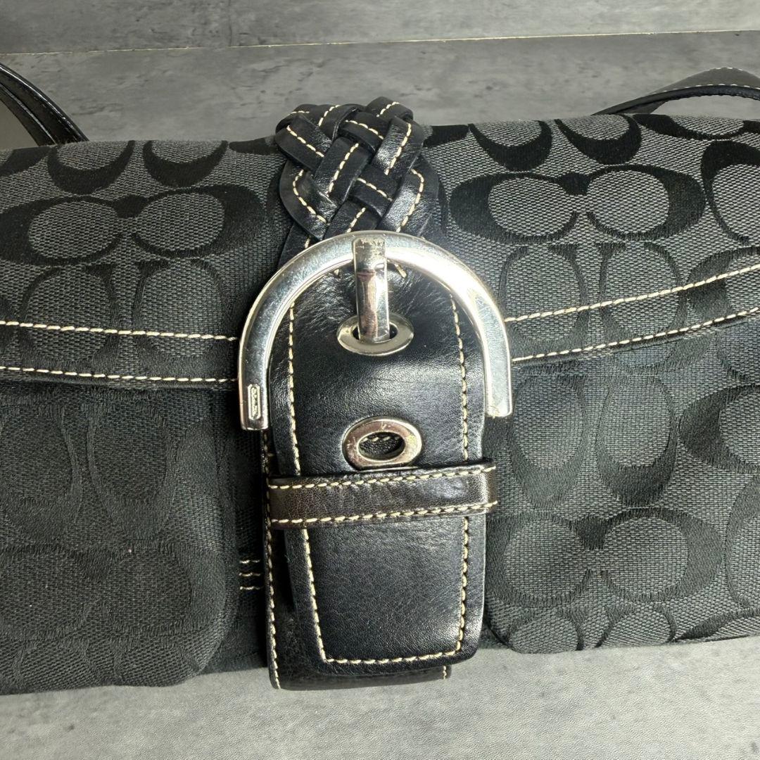 Vintage COACH コーチ SOHO ワンショルダーバッグ シグネチャー