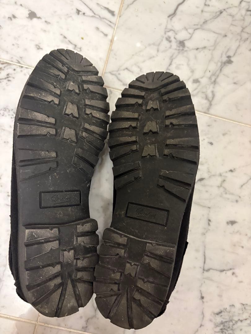 Paraboot パラブーツ ローファー 黒 スエードラグソール 5 1/2