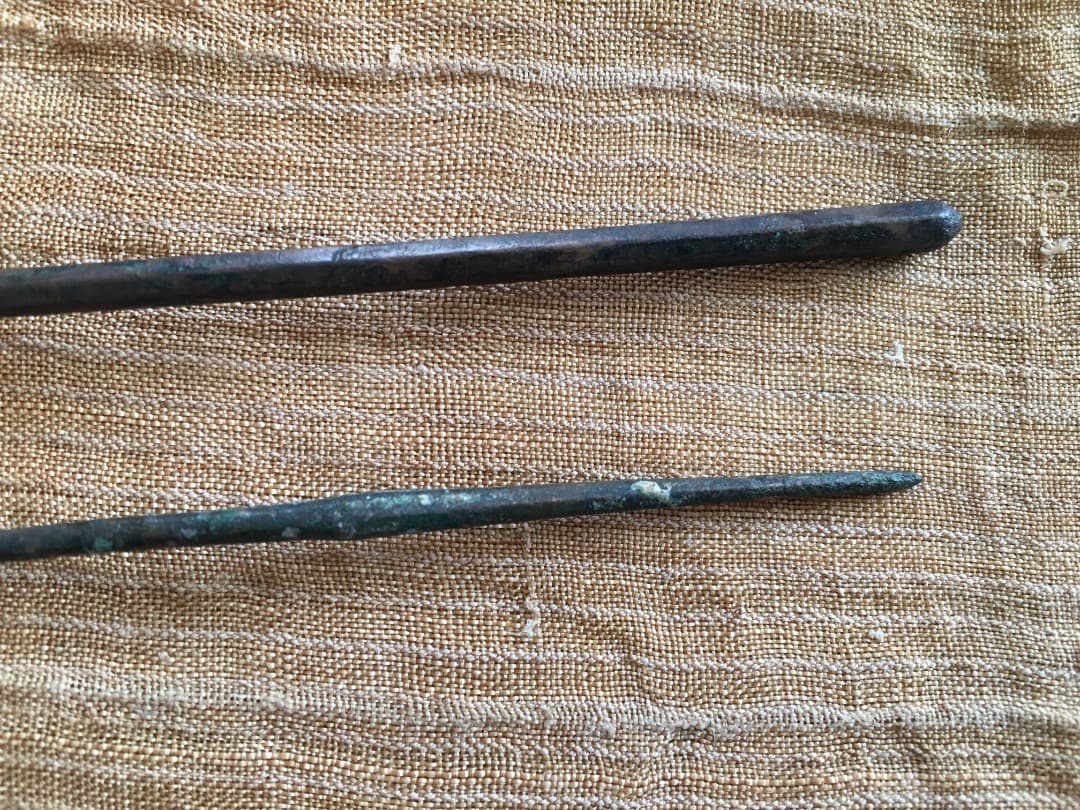 ジーファー 簪(かんざし)　二本　アンティーク　骨董