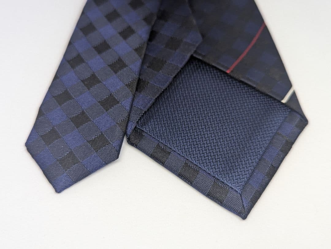 浦和レッズ ネクタイ 麻布テーラー チェック 美品 シルク 希少