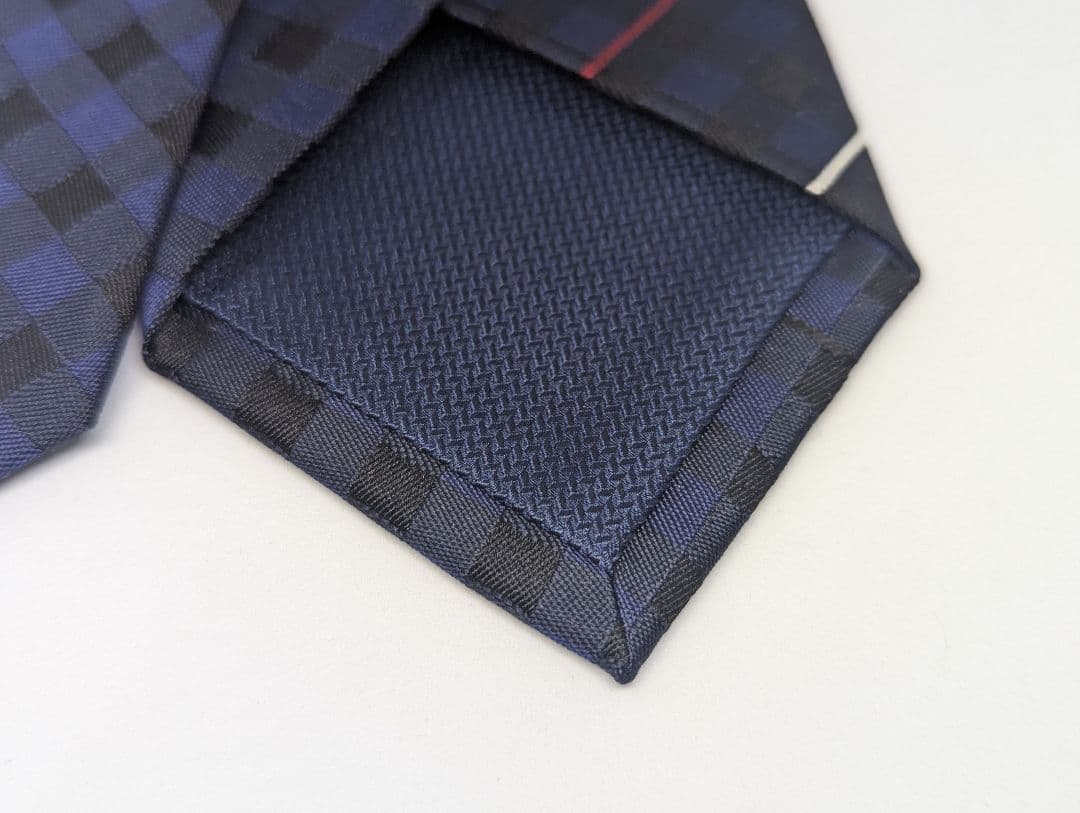 浦和レッズ ネクタイ 麻布テーラー チェック 美品 シルク 希少