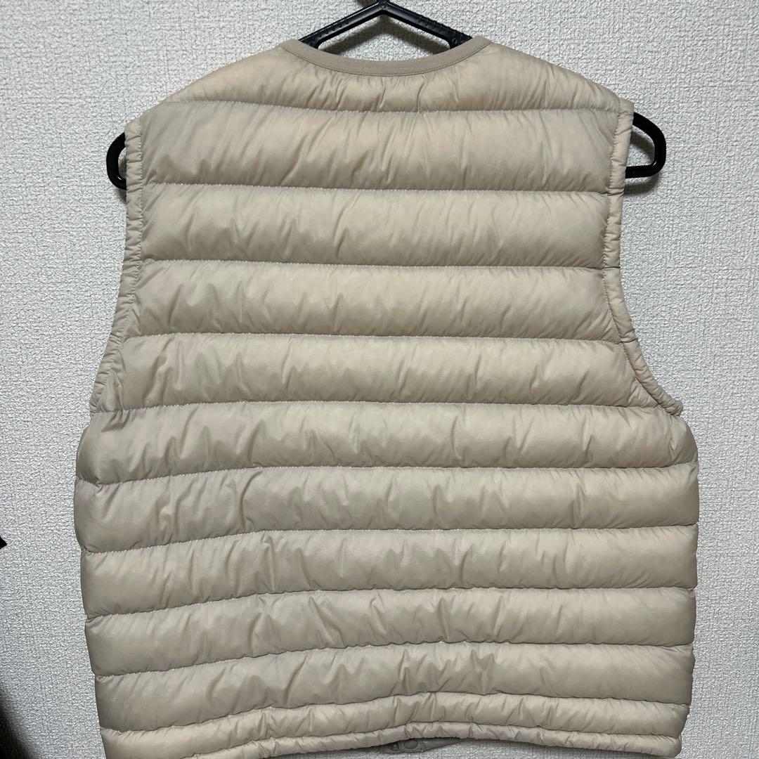 DANTON 白（アイボリー）ダウンベスト