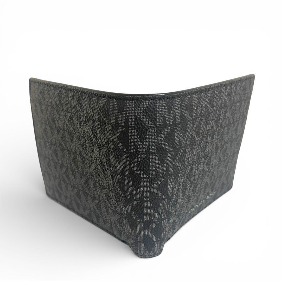 新品未使用 MICHAEL KORS 二つ折り財布 ブラック マイケルコース