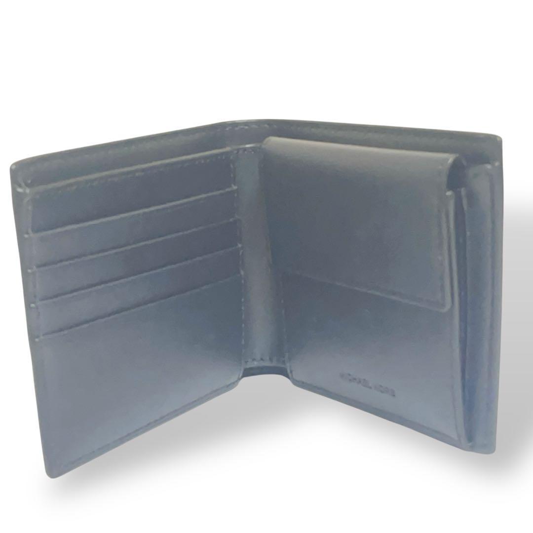 新品未使用 MICHAEL KORS 二つ折り財布 ブラック マイケルコース