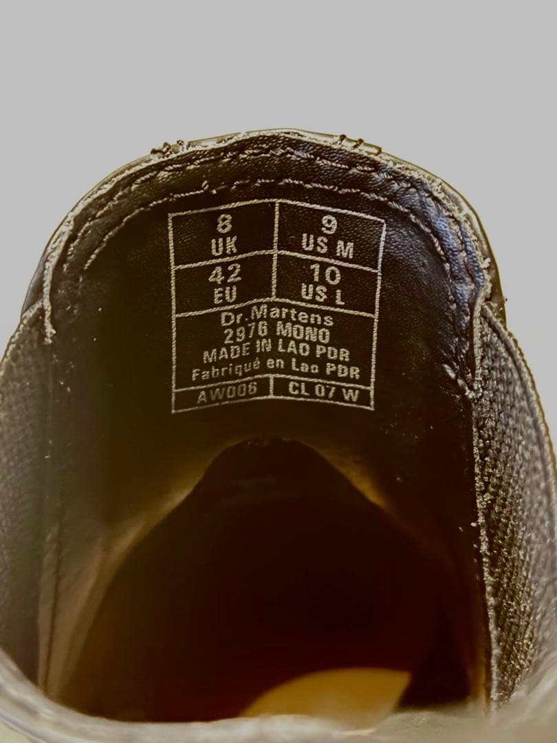 【美品】ドクターマーチン　チェルシーブーツ(サイドゴア)　UK8