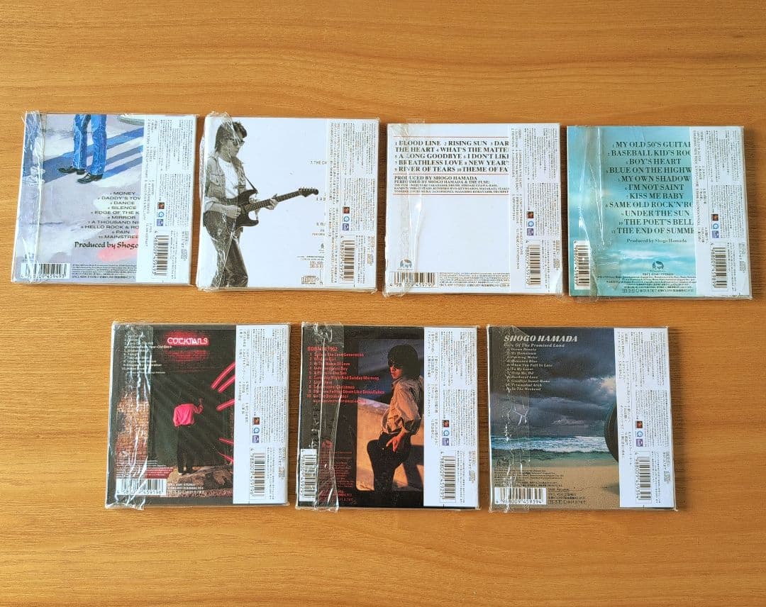 浜田省吾 1999年リマスタリングCD 初回限定生産 紙ジャケット7枚セット