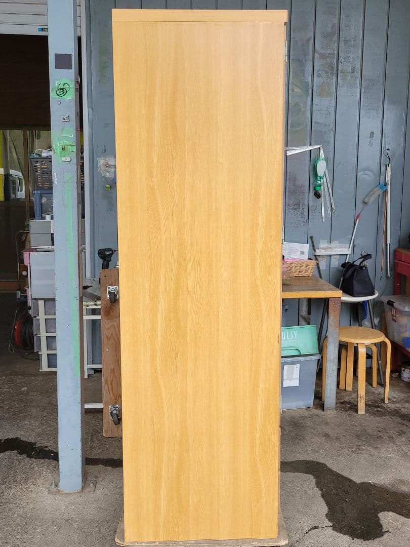 引き取り限定！ワードローブ クローゼット ハンガーラック 鏡付き 高さ175cm