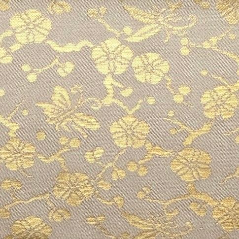【フォロー割・新品】 和装　クラッチバッグ　西陣織　本金　正絹　金襴　梅　蝶