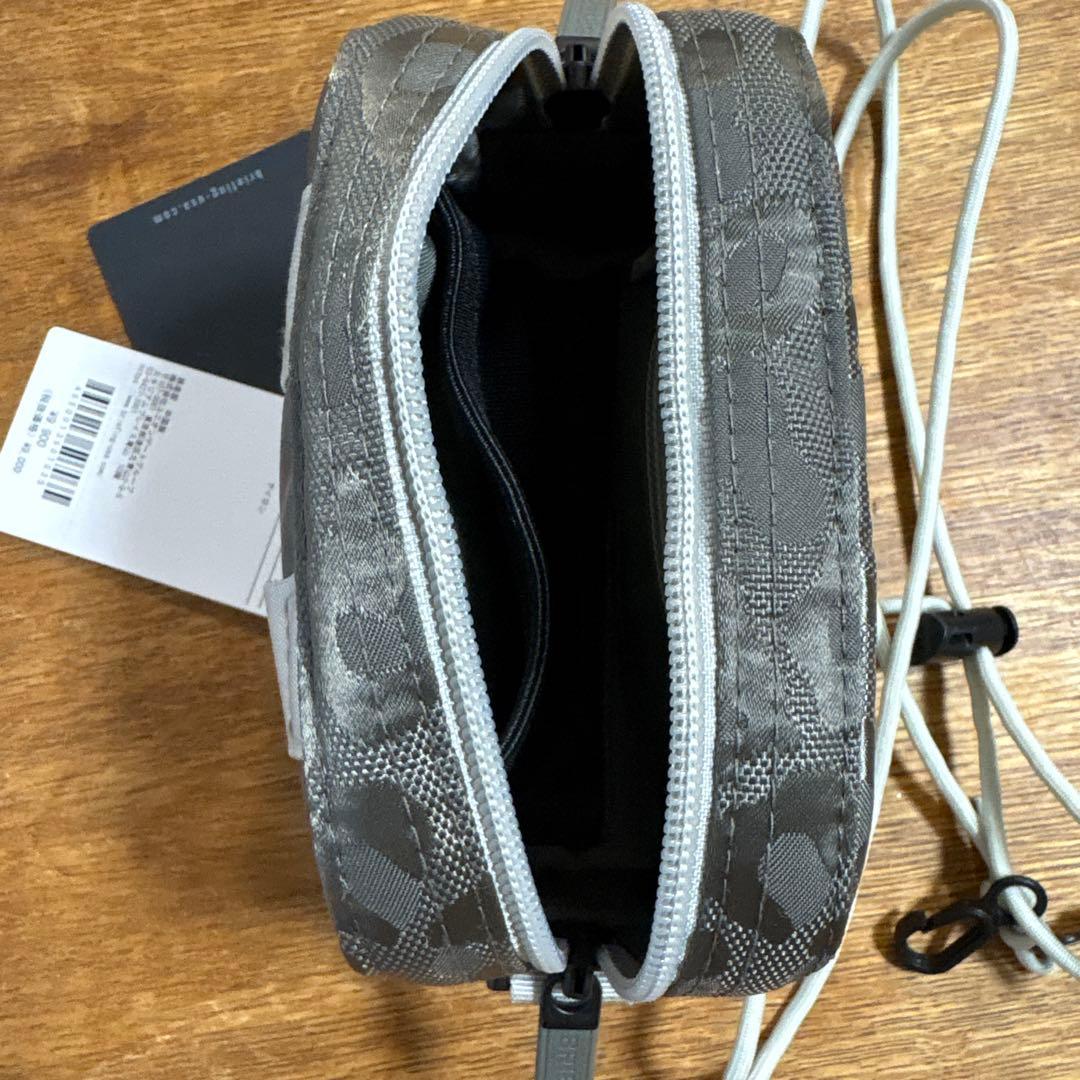 BRIEFING 3WAY POUCH LEOPARD JQ グレー