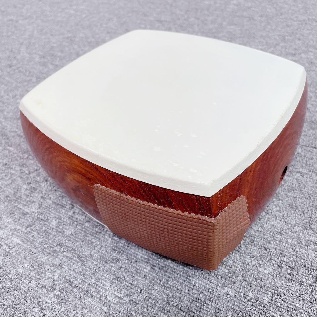 三味線 虎トチ紅木 子持ち綾杉胴 犬皮 二本溝 紅木糸巻き K22 金細 細棹