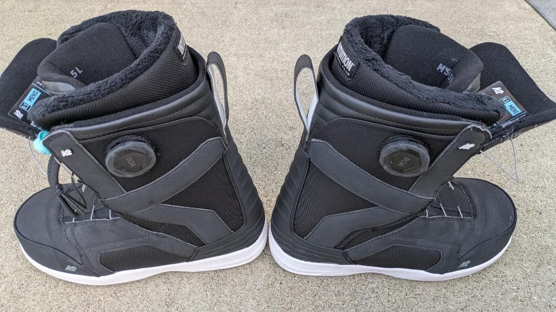 スノボブーツ K2 BOUNDARY 1回使用 メーカー保証11か月 ダブルボア