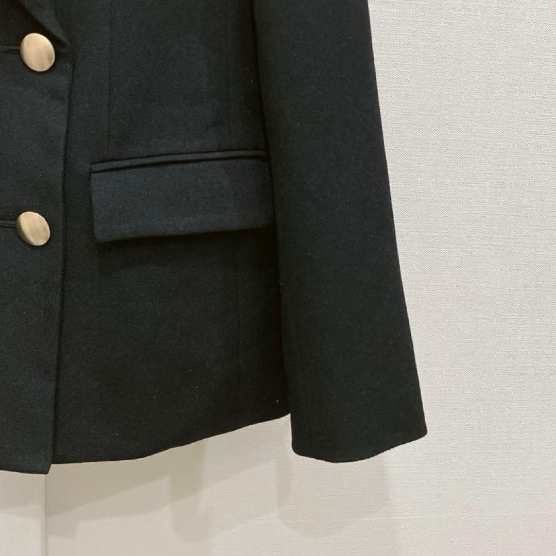 NOLLEY'S sophi サージ シャーク ダブル ジャケット 金ボタン