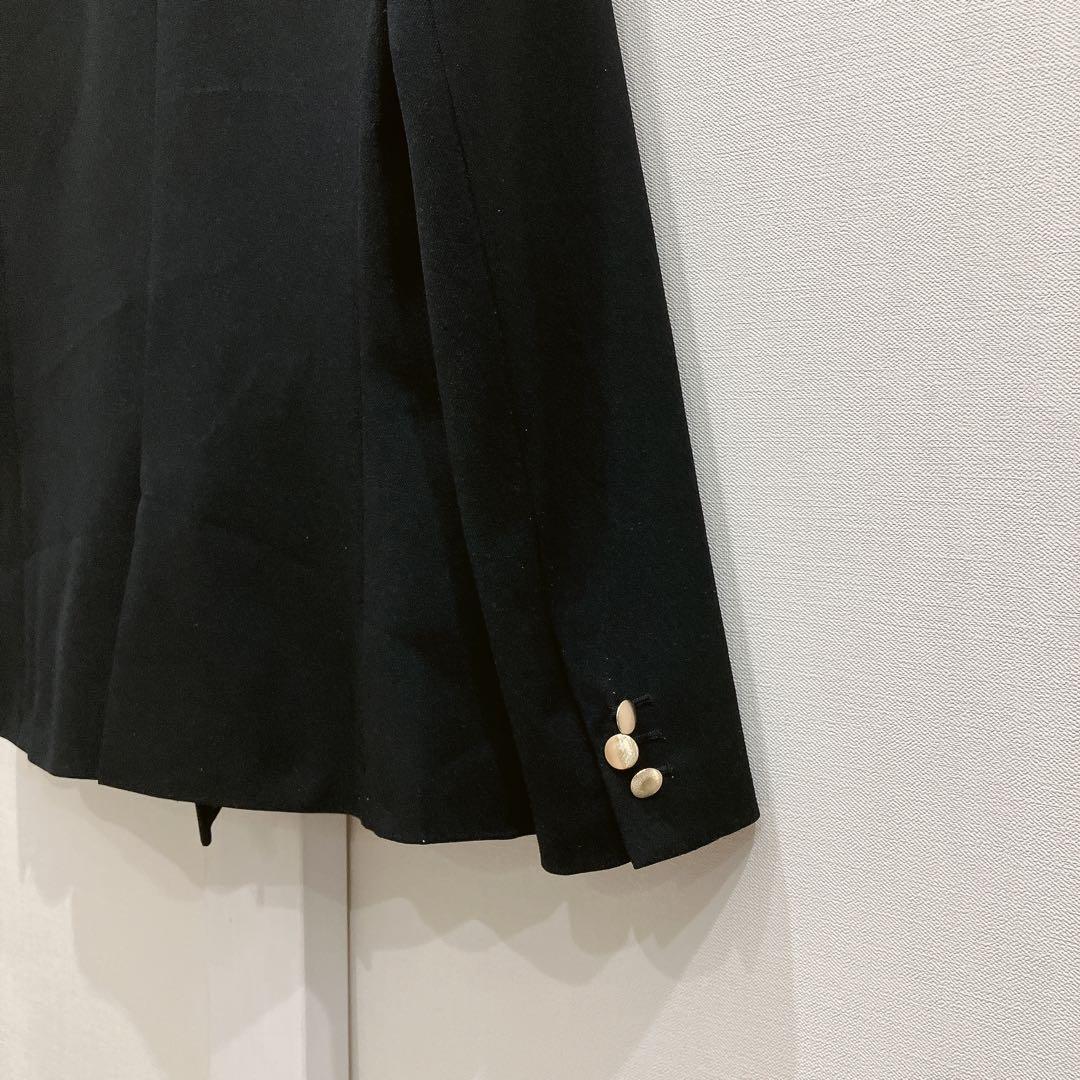 NOLLEY'S sophi サージ シャーク ダブル ジャケット 金ボタン