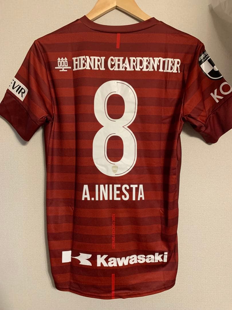 ヴィッセル神戸 2019 1stレプリカユニフォーム M #8イニエスタ