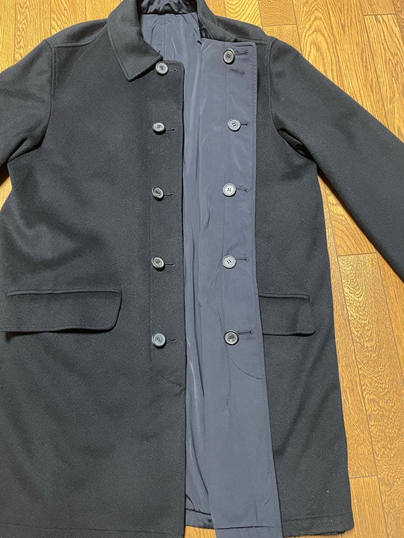 GUCCI リバーシブルコート　サイズ50 ブラック