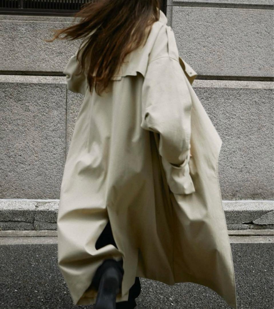 ジャケット・アウター credna trench coat/beige