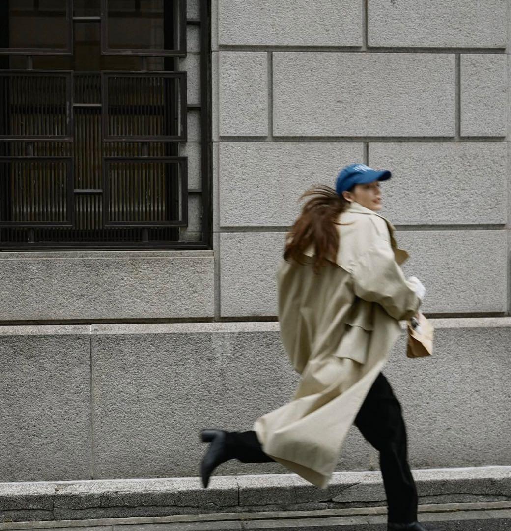 ジャケット・アウター credna trench coat/beige